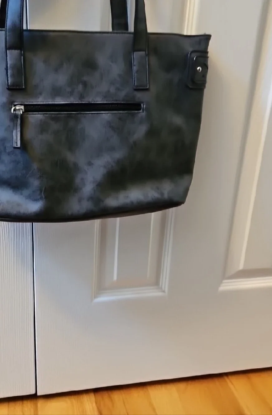 ROSETTI DARK GRAY Women's Tote Bag with Stud Detail